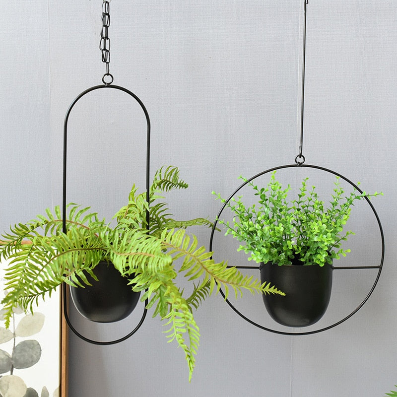 Metal Hanging Planter